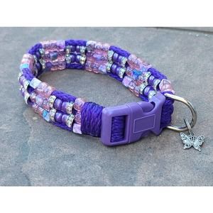 Custom Handmade Beaded Bling Dog Collar